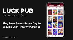 Luckpub game app has started gaining attention as a real earning app.